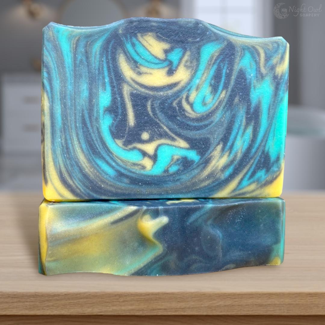 Rock Star | Cold Process Soap | Activated Charcoal + Goat Milk