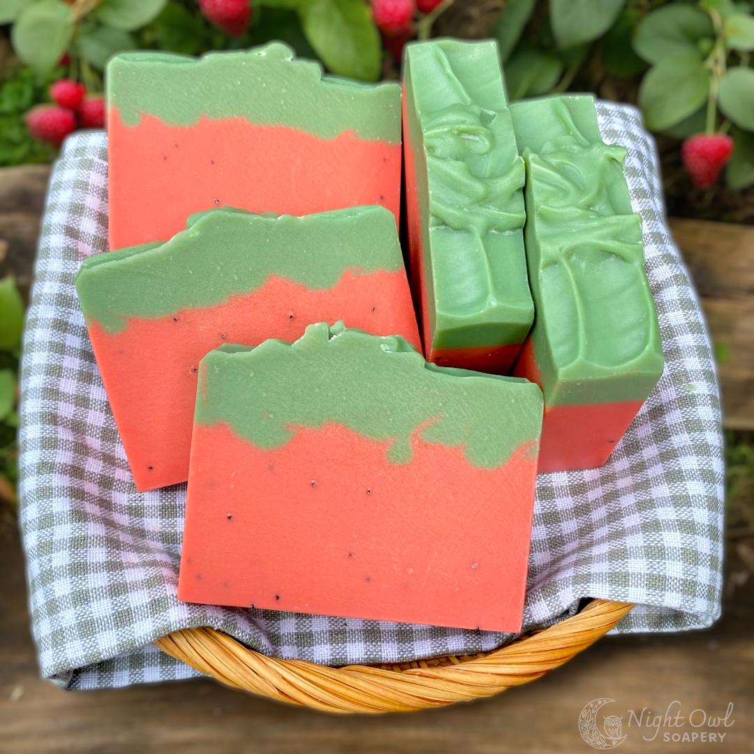 Berry Patch | Cold Process Soap | Organic Coconut Milk + Poppy Seeds