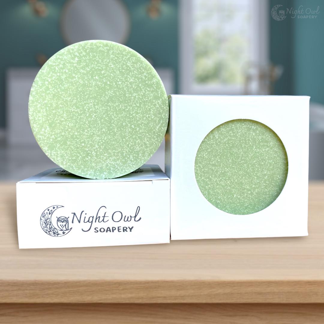 Green Tea | Cold Process Salt Bar | Green Tea + Organic Coconut Milk