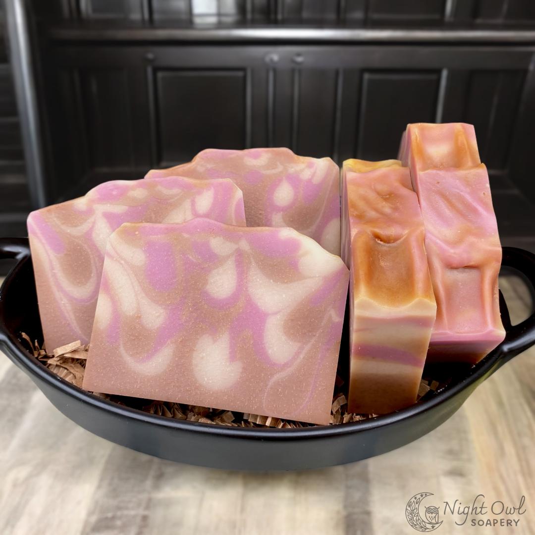 Raspberry Sandalwood | Cold Process Soap | Organic Coconut Milk