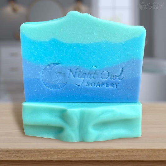 Cool Blue | Cold Process Soap | Organic Coconut Milk