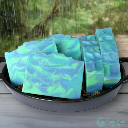 Cool Rain | Cold Process Soap | Organic Coconut Milk