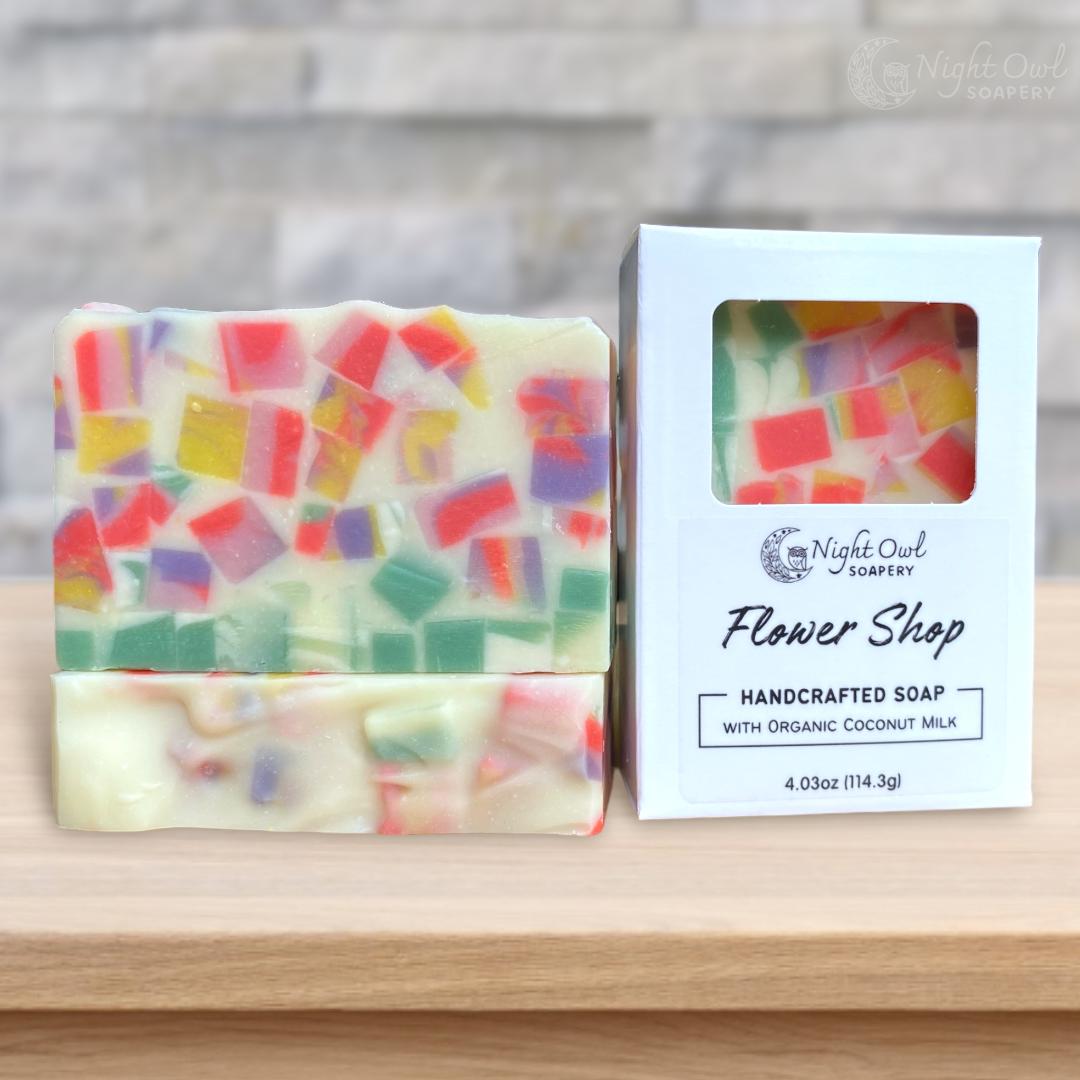 Flower Shop | Cold Process Soap | Organic Coconut Milk