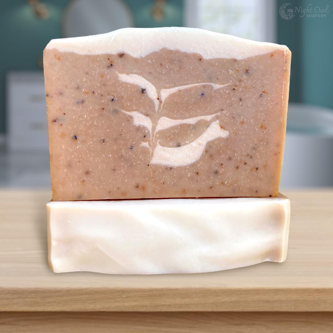 Mocha Latte | Cold Process Soap | Fresh Coffee Grounds + Organic Coconut Milk