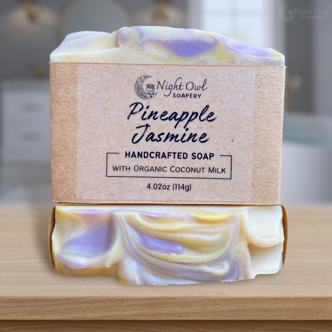 Pineapple Jasmine | Cold Process Soap | Organic Coconut Milk