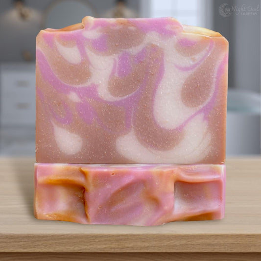 Raspberry Sandalwood | Cold Process Soap | Organic Coconut Milk