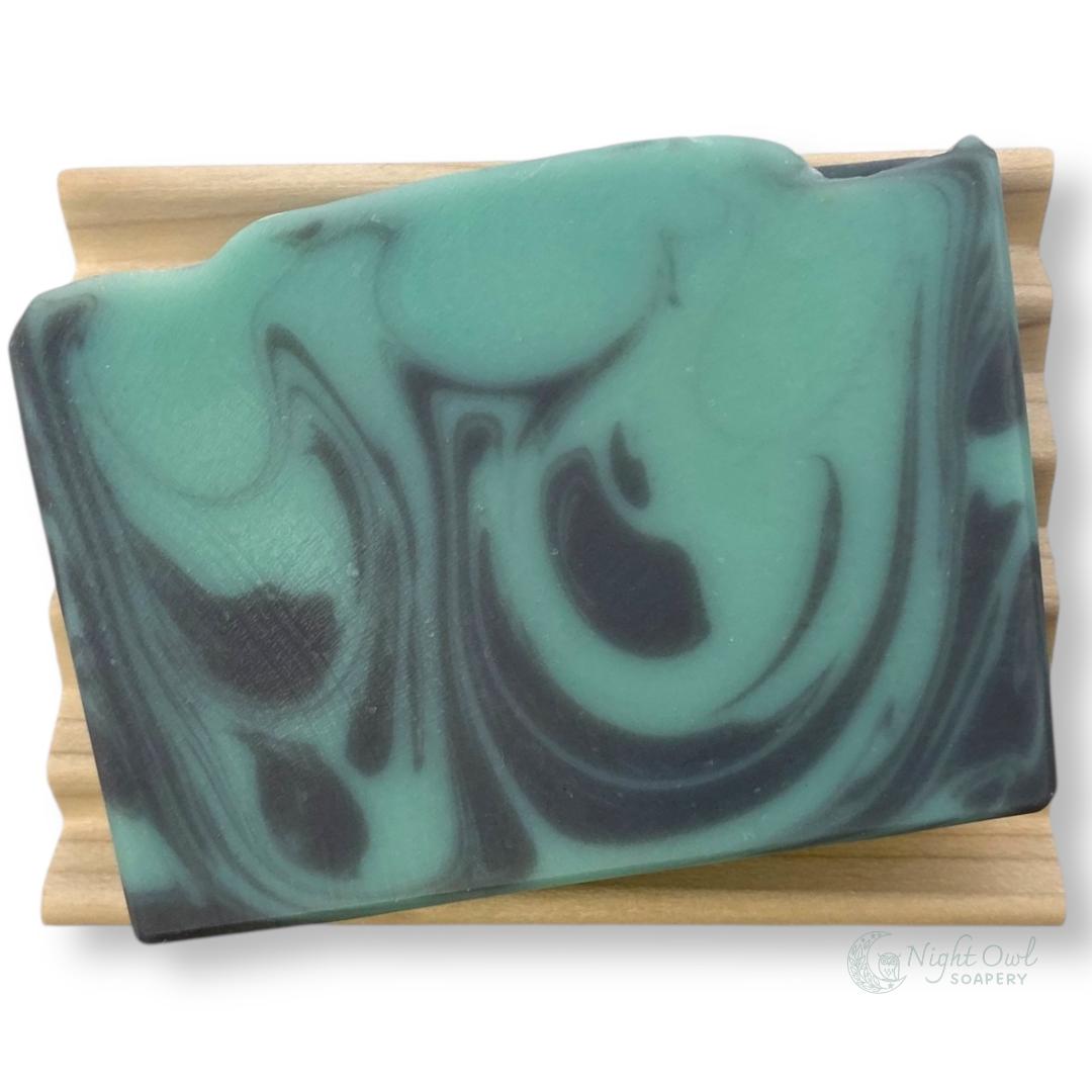 Blue Lagoon | Cold Process Soap | Activated Charcoal + Organic Coconut Milk