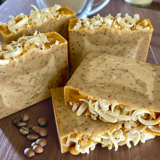 Coconut Coffee | Cold Process Soap | Organic Coconut Milk