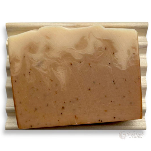 Coffee | Cold Process Soap | Coffee Grounds + Organic Coconut Milk