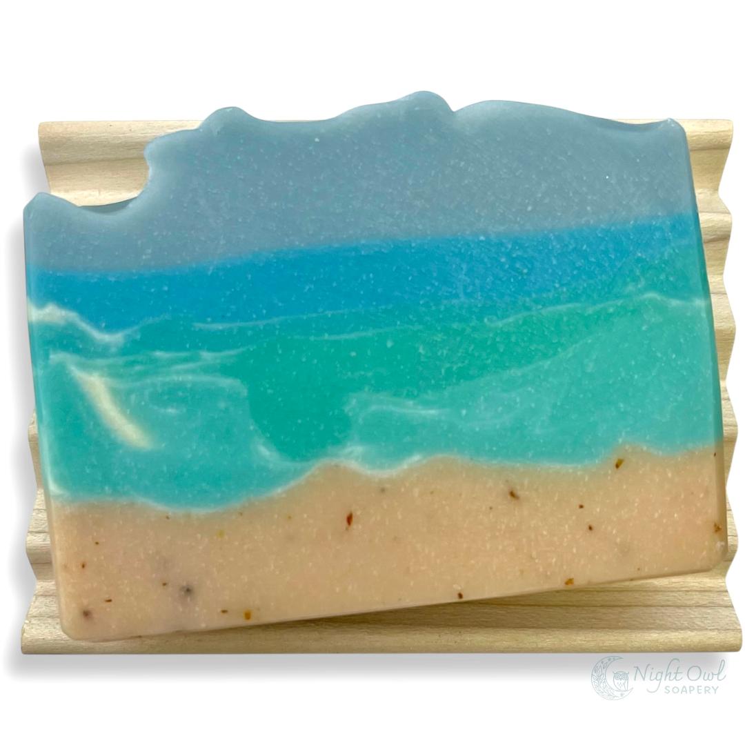 Seaside Escape | Cold Process Soap | Organic Coconut Milk + Organic Flax