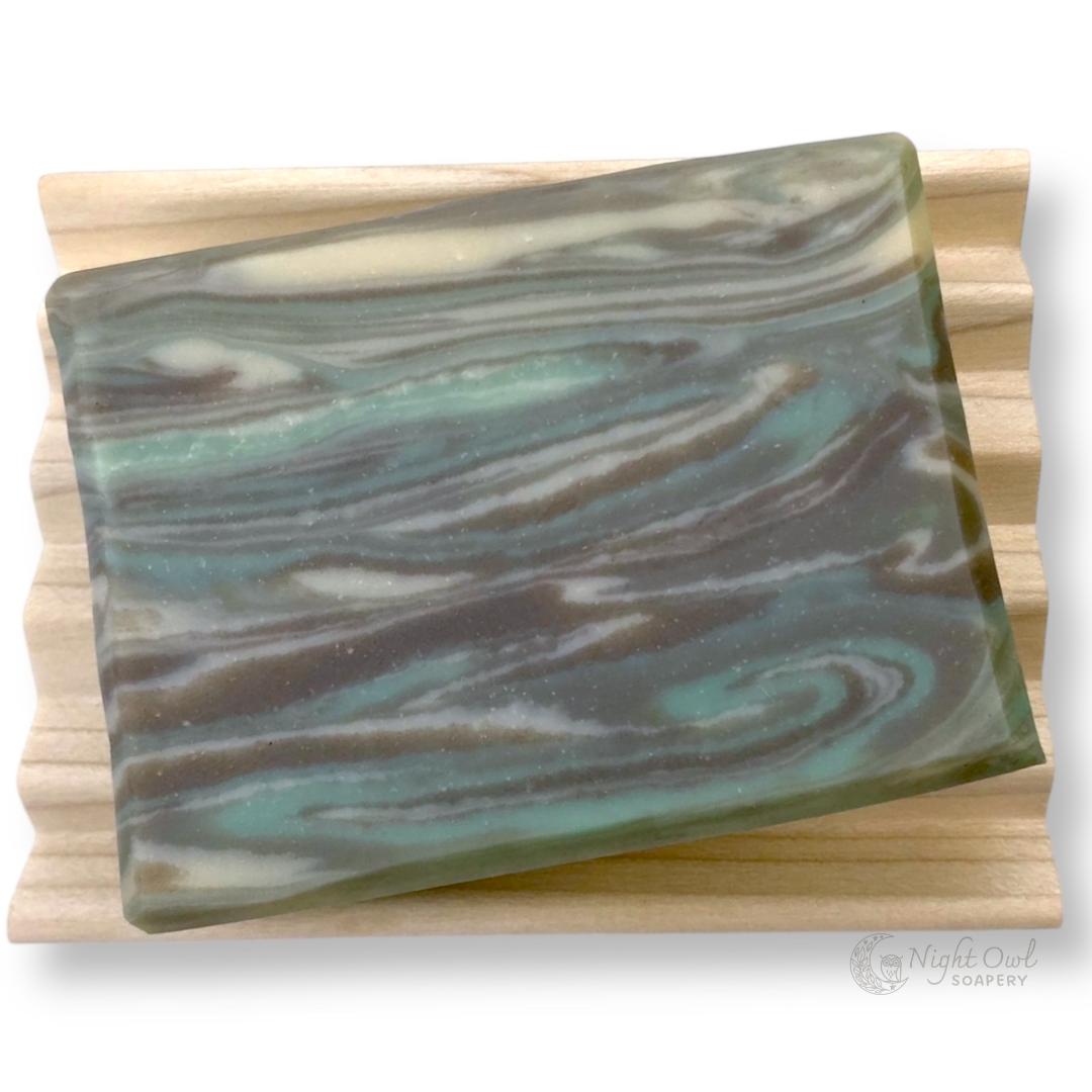 Vetiver & Driftwood | Cold Process Soap | Organic Coconut Milk